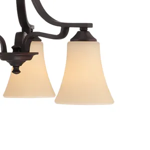 Treme 20'' Wide 3-Light Chandelier - Espresso 4