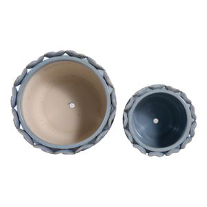 FALLONRUN SET OF 2 BLUE PLANTER 7 (IN) 5