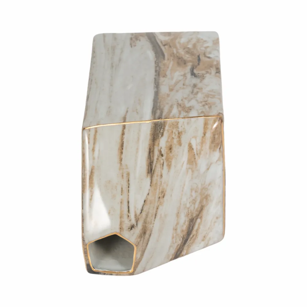 BOLTONSHAW GRAY VASE 9 (IN)