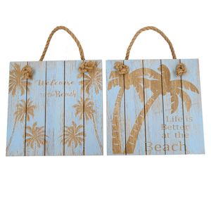 11" PALM DESIGN SIGN2-ASST 1