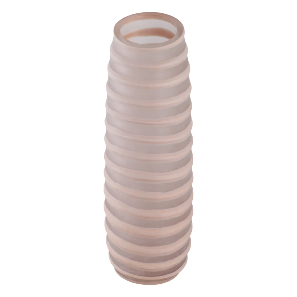 SAMSONWICK IVORY GLASS VASE 16 (IN)