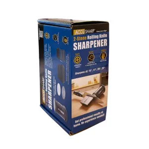 AccuSharp 2-Stone Rolling Knife Sharpener - Black 13