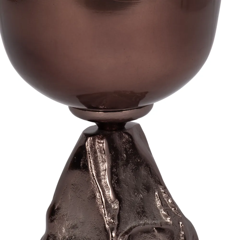EVANDERCLIFF BRONZE GLASS VASE 18 (IN)