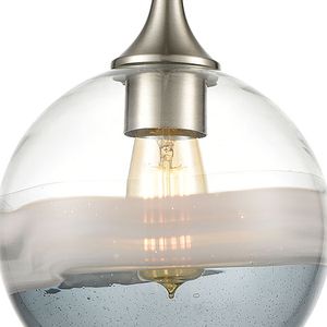 Sutter Creek 8'' Wide 1-Light Mini Pendant - Satin Nickel 3