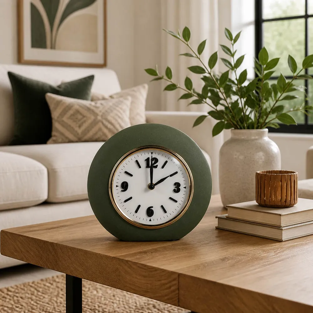 MASONCROSS GREEN CLOCK 8 (IN)