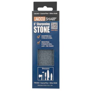 AccuSharp Dual Sided 6-Inch Sharpening Stone 6