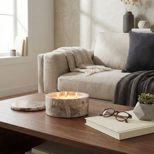 STONELEY HAVEN BERGAMONT & CLARY CANDLE 4 (IN) 12