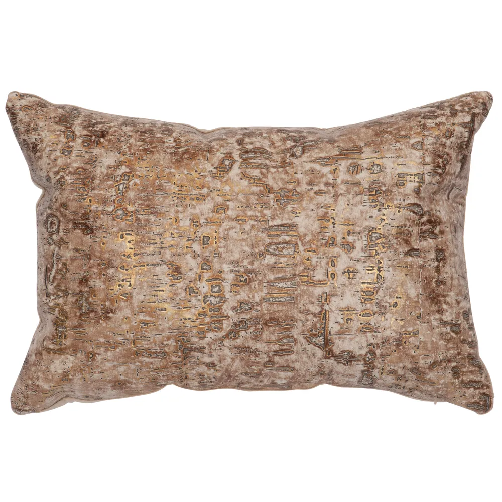 Allure Leather Pillow - Leather Back