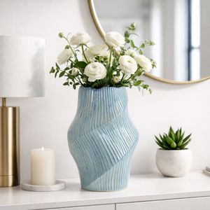 DORSEYSTONE BLUE VASE 17 (IN) 9