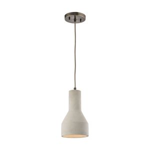 Urban Form 6'' Wide 1-Light Mini Pendant - Black Nickel 1