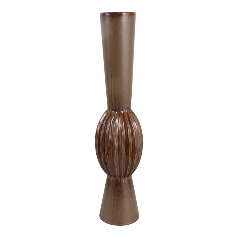EATONCROSS BROWN VASE 26 (IN)