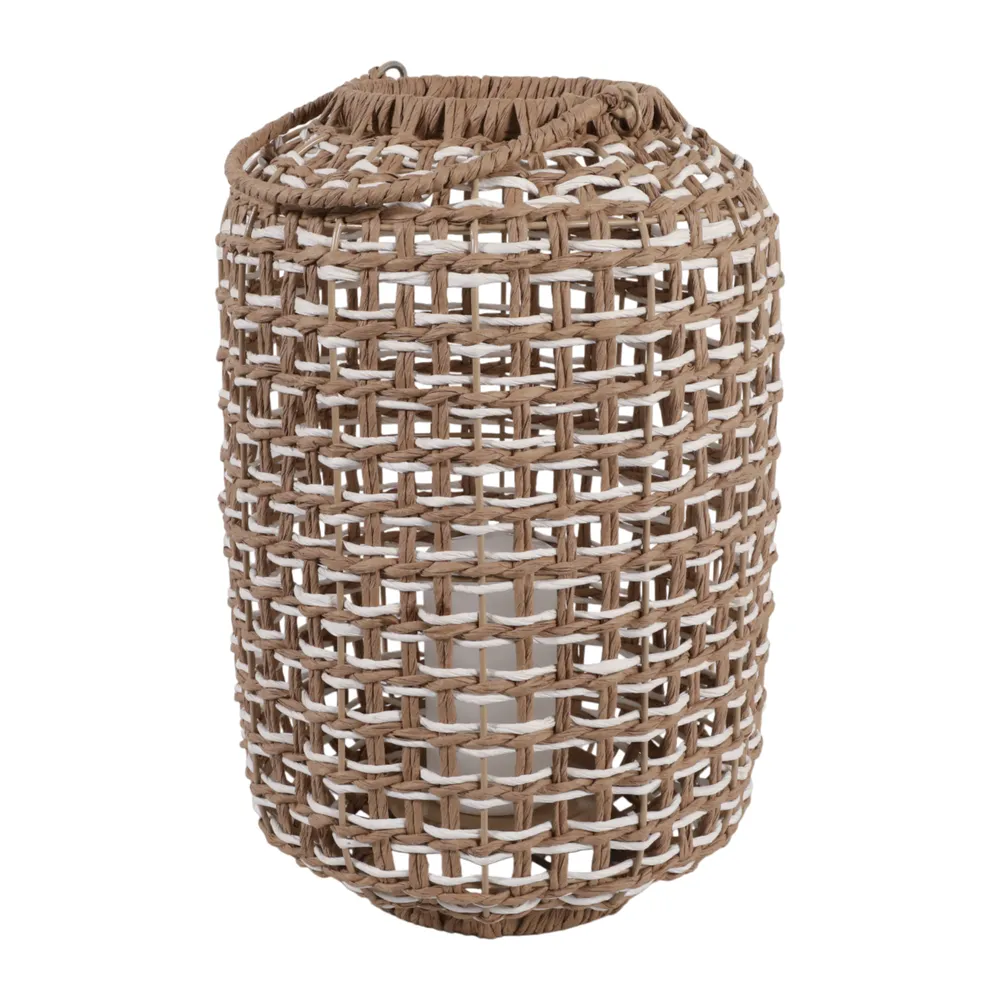 LARKSIDE BROWN LANTERN 17 (IN)