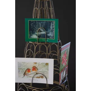 Metal Christmas Tree Card Holder 3