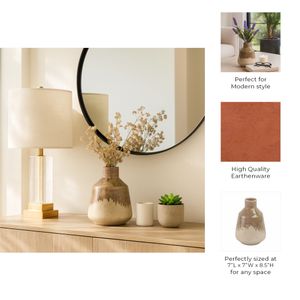 SAGEWELL BROWN VASE 9 (IN) 10