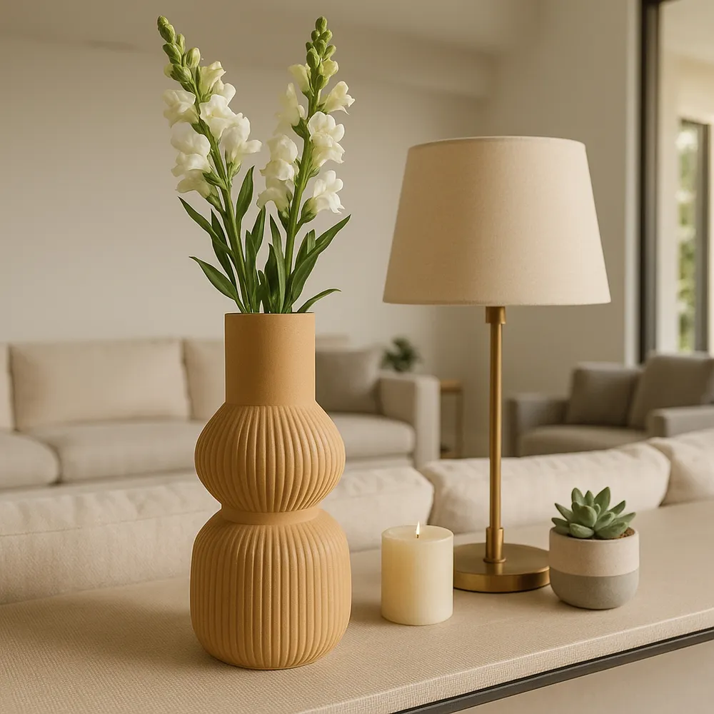 MORRISFORD BROWN VASE 14 (IN)