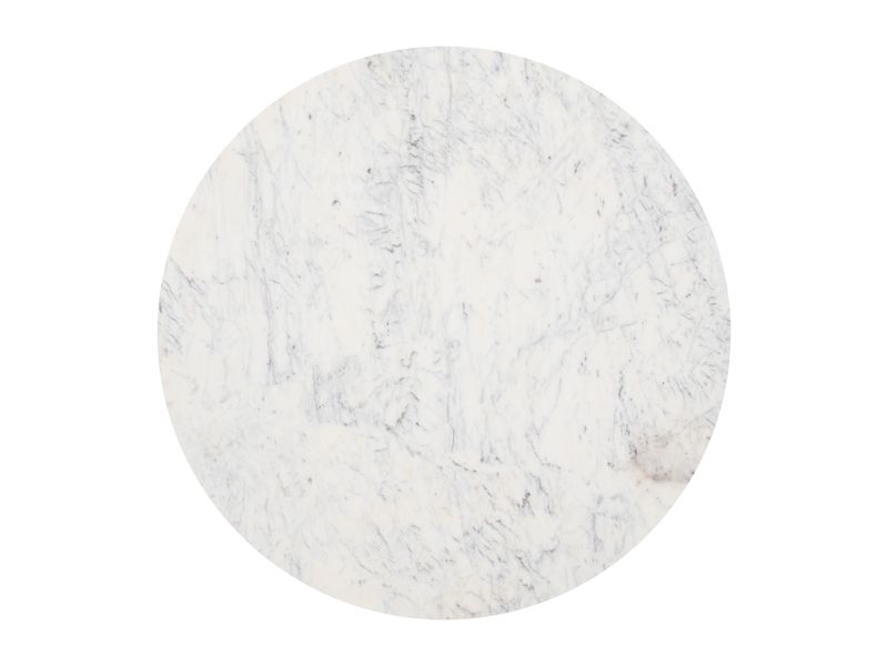 Mufid Bistro Table White & Black 6