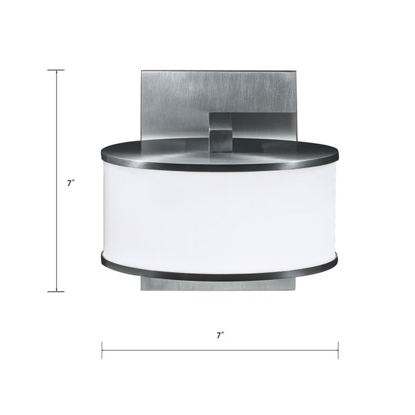 Timbale 7'' High Integrated LED Sconce - Brushed Aluminum