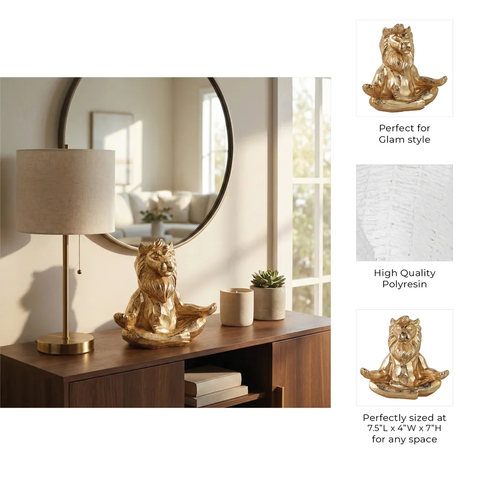 HOLDENPARK GOLD DECOR 7 (IN)