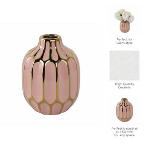 CALVINHAM PINK VASE 8 (IN) 9