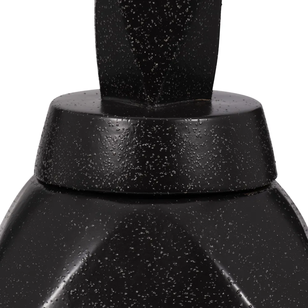 HALTONWORTH BLACK VASE 19 (IN)