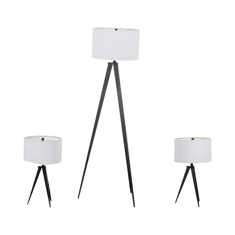 DASHPARK SET OF 3 BLACK LAMPS 60 (IN)