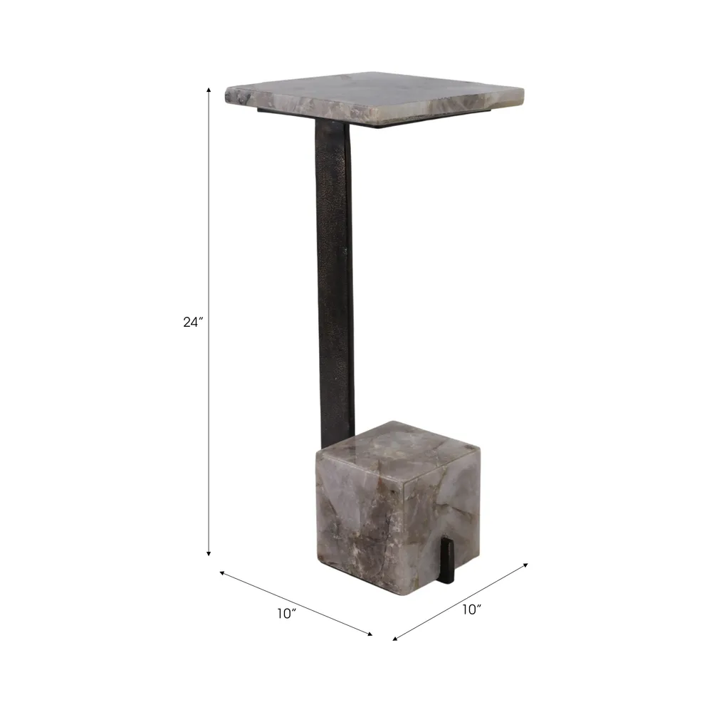 MILTONRIDGE GRAY TABLE 24 (IN)