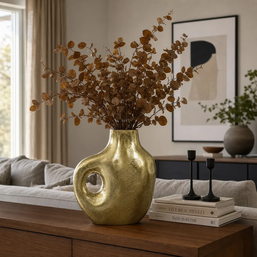 HALDENWORTH GOLD VASE 11 (IN)