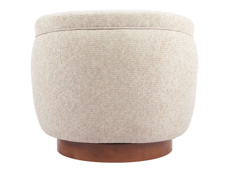Vinta Swivel Chair Beige 5