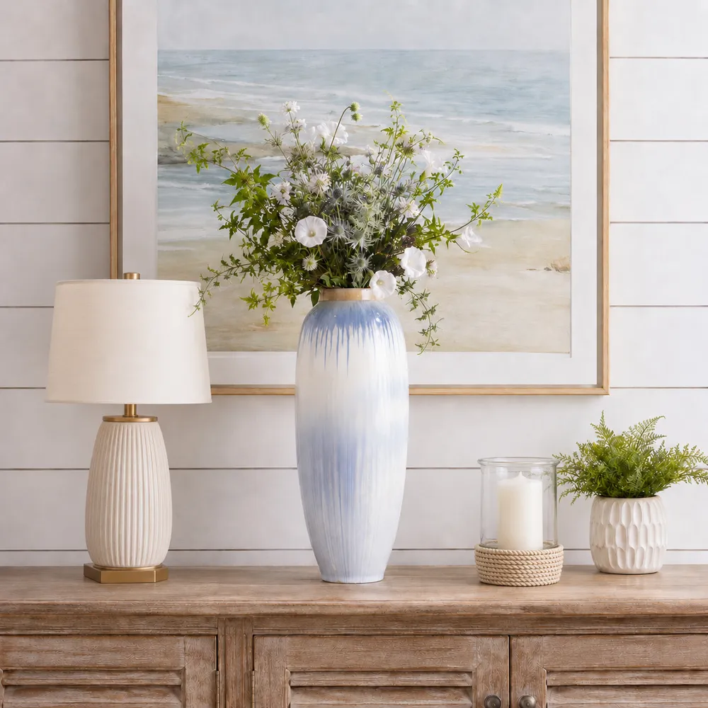 BAYOAK IVORY VASE 23 (IN)