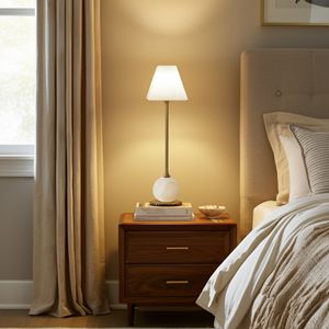 DEMPSEYWORTH IVORY LAMP 29 (IN) 10