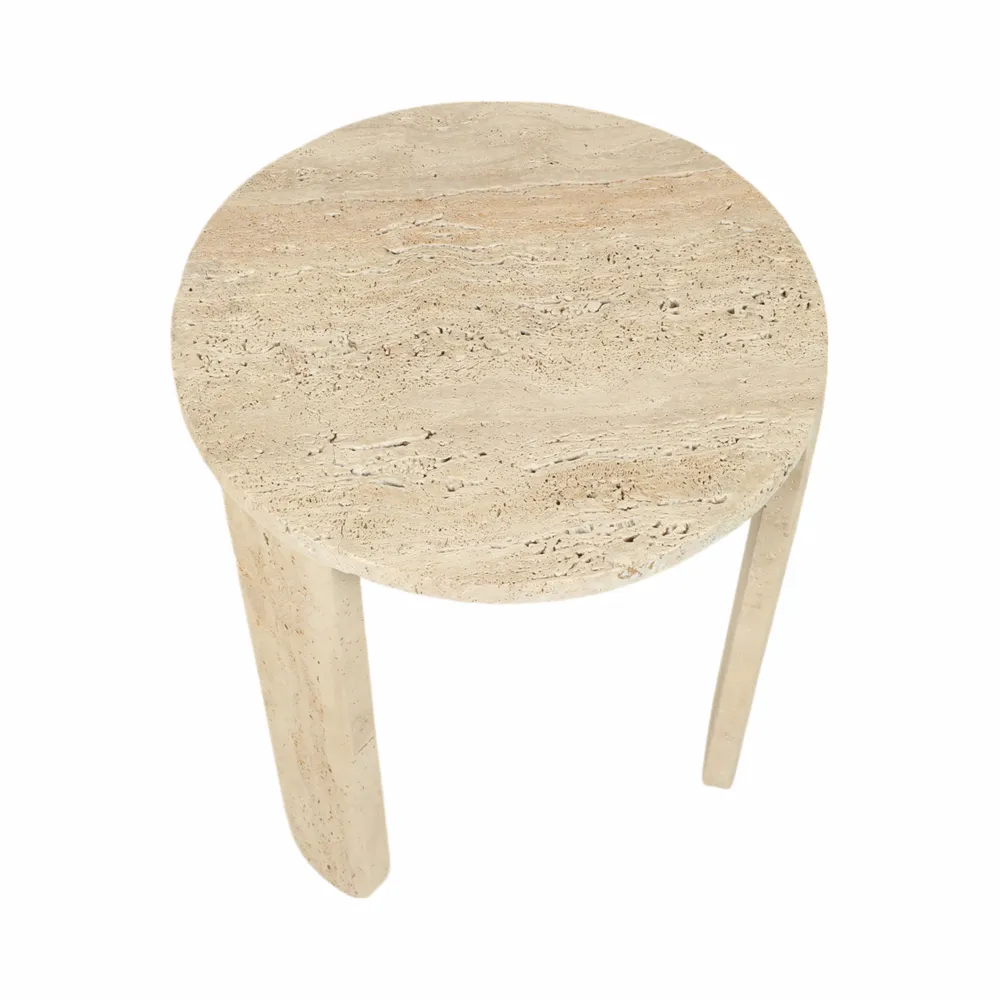 DUNLAPFORD IVORY TABLE 22 (IN)