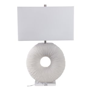 LANDONHAVEN WHITE LAMP 31 (IN) 5