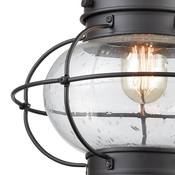 Onion 10'' Wide 1-Light Outdoor Pendant - Oil Rubbed Bronze