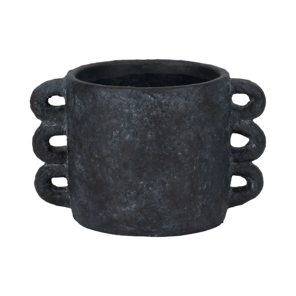 ARLOWHAVEN BLACK PLANTER 7 (IN)