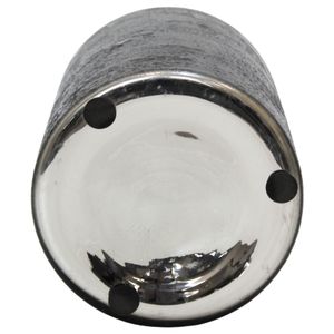 LANEWIND GRAY GLASS VASE 16 (IN) 7