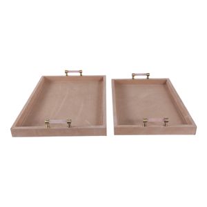 NELSONGATE SET OF 2 TAN TRAY 3 (IN) 5