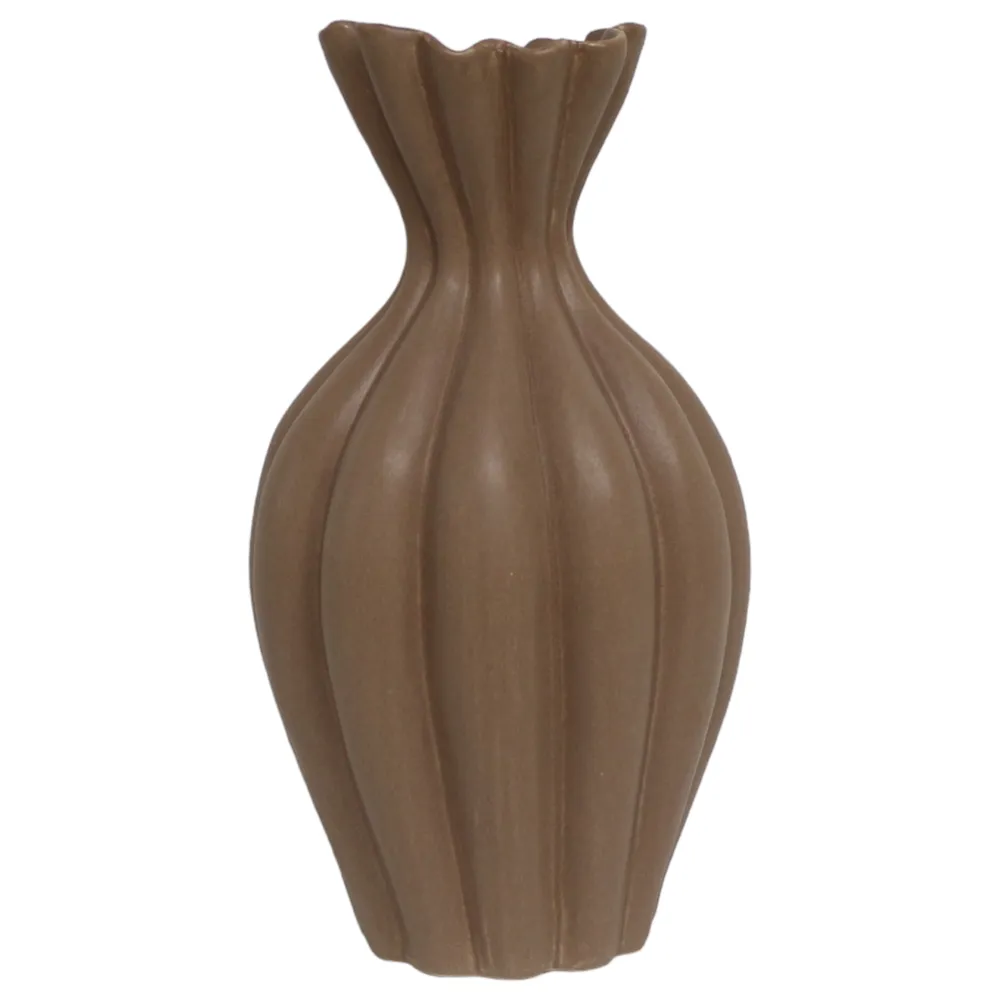 ERWINGROVE BROWN VASE 16 (IN)