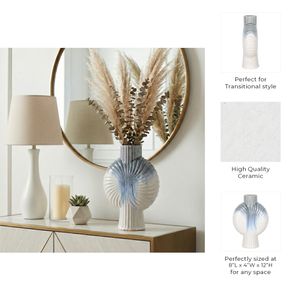 HANSONWORTH BLUE VASE 12 (IN) 9