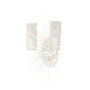 Sea Urchin 21'' High 2-Light Sconce - White Coral 2