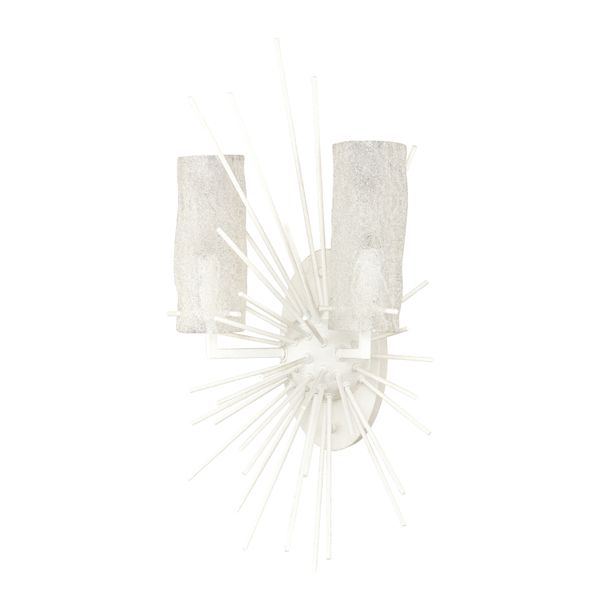 Sea Urchin 21'' High 2-Light Sconce - White Coral