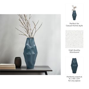 HERMONHOLM BLUE VASE 21 (IN) 9