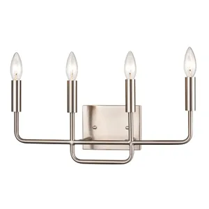 Park Slope 18.5'' Wide 4-Light Vanity Light - Brushed Nickel 1