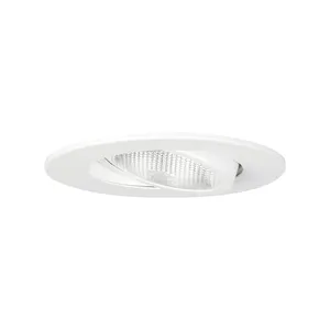 Halo 5'' Wide 1-Light Recessed Trim - Matte White 1