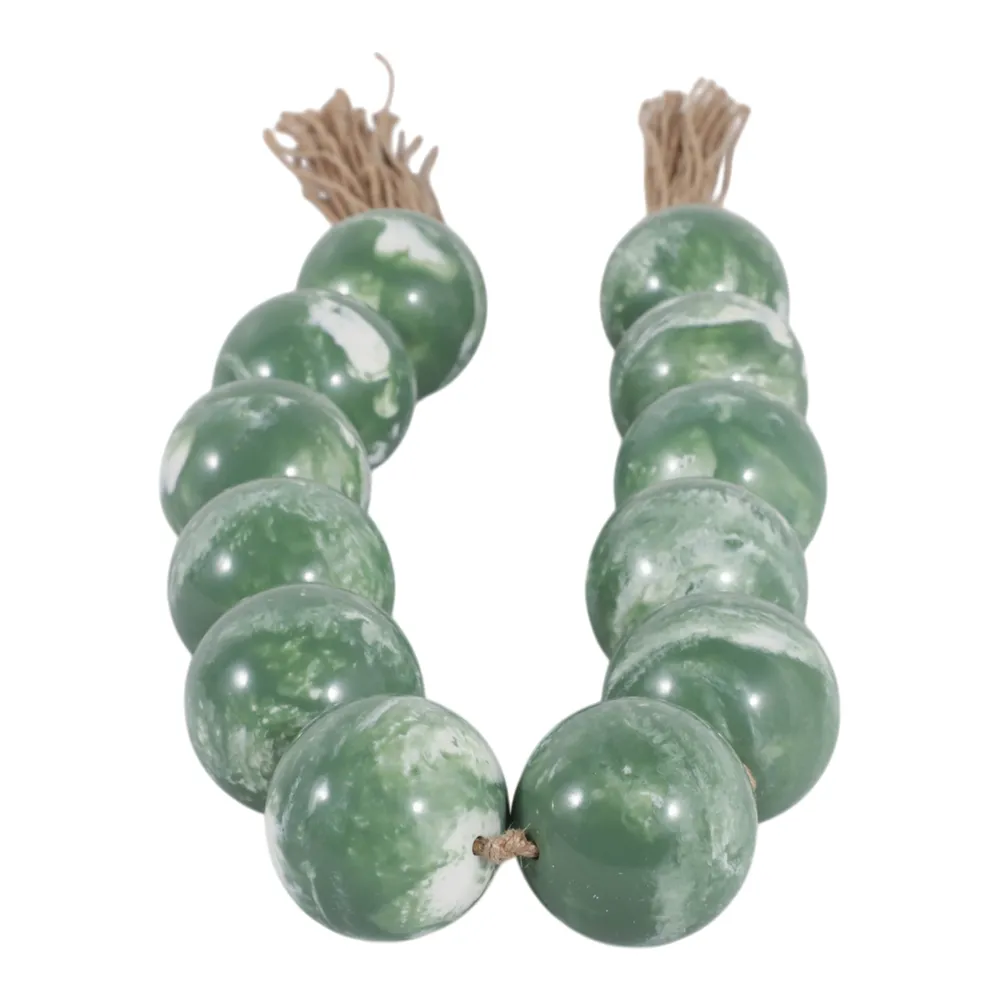 PALMERHAVEN GREEN BEAD 2 (IN)