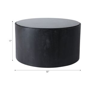 WILSONVALE BLACK COFFEE TABLE 17 (IN) 9