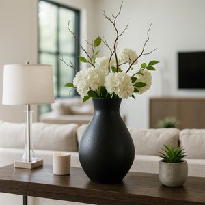 ETHANWIND BLACK VASE 19 (IN) 2