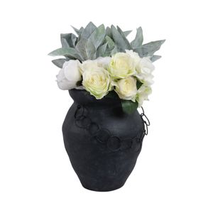 TILTONBEACH BLACK VASE 12 (IN) 3