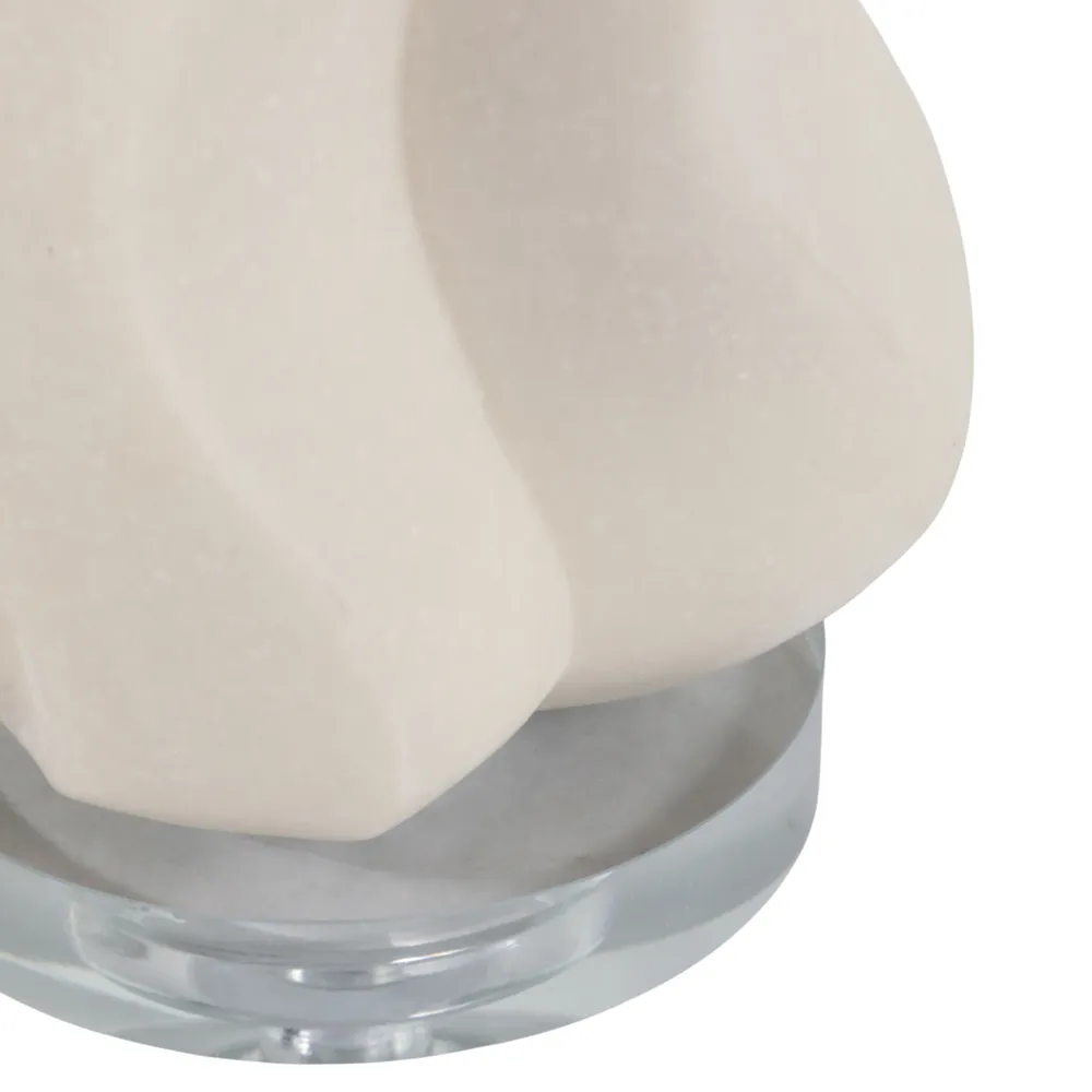 SLATECROSS WHITE LAMP 28 (IN)