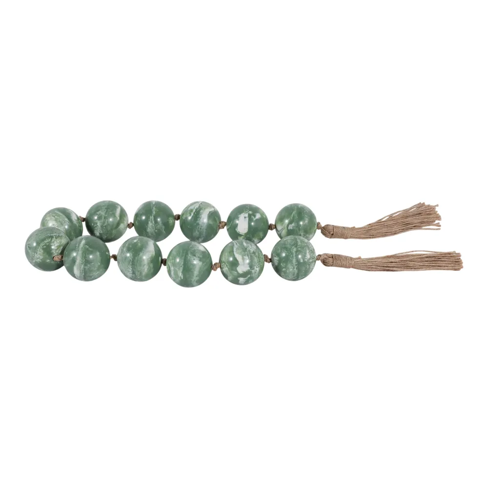 PALMERHAVEN GREEN BEAD 2 (IN)