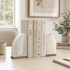 FOLEYCLIFF WHITE BOOKEND 6 (IN) 10
